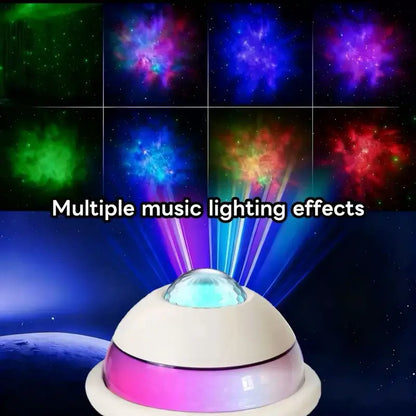 Mini Karaoke Machine, Starry Sky Projector, Portable Karaoke Machine, KTV Projection Light, 1800Mah Battery, Wireless Microphone Speaker, Compatible with Computers, Suitable for Home Use, Camping, Children, Adults, and Parties Tiktokshopspringglowup